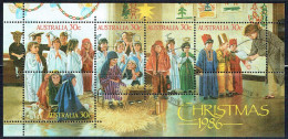 AUSTRALIA - 1986 Christmas Miniature Sheet VST/ASC# 1000 Used - Gebruikt