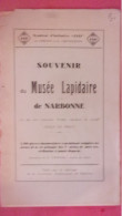 SI ESSI ROUHARD SOUVENIR DU MUSEE LAPIDAIRE DE NARBONNE  ESPARANDIEU / DUVIVIEZ PEINTRE SIGAL ABBE ARCHEOLOGUE - Midi-Pyrénées