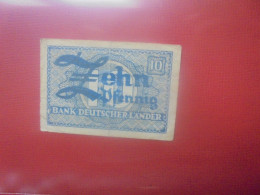 Bank Deutscher Länder 10 Pfennig ND (1948) Circuler (ALL.2) - 10 Pfennig