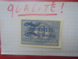 Bank Deutscher Länder 10 Pfennig ND (1948) Circuler Belle Qualité (ALL.2) - 10 Pfennig