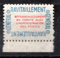 FRANCE / TIMBRE DE RAVITAILLEMENT N° 15A NEUF ** - Neufs