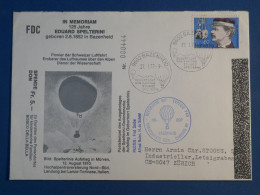 BW0 SUISSE  BELLE LETTRE FDC BALLON  1977 A ZURICH  + AFFRANCH. PLAISANT+++ - Autres & Non Classés