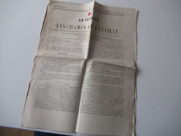 Guerre 1870 / Deutsch-Französischer Krieg Zeitung Croix Rouge La Charité Sur Les Champs De Bataille Bruxelles 12.1871 - Francés