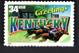 1938303504 2002 SCOTT 3577 (XX) POSTFRIS MINT NEVER HINGED  -  GREETINGS FROM AMERICA - KENTUCKY - Unused Stamps
