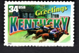 1938303504 2002 SCOTT 3577 (XX) POSTFRIS MINT NEVER HINGED  -  GREETINGS FROM AMERICA - KENTUCKY - Nuovi