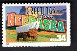 1938314991 2002 SCOTT 3587 (XX) POSTFRIS MINT NEVER HINGED  -  GREETINGS FROM AMERICA - NEBRASKA - Ongebruikt