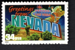 1938315054 2002 SCOTT 3588 (XX) POSTFRIS MINT NEVER HINGED  -  GREETINGS FROM AMERICA - NEVADA - Ongebruikt