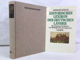 Historisches Lexikon Der Deutschen Länder : Die Deutschen Territorien Und Reichsunmittelbaren Geschlechter Vom - Léxicos