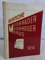 Deutsche Motorräder, Motorroller,  Mopeds 1954. - Transporte