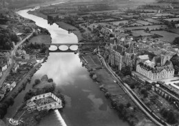 Solesmes * Vue Aérienne Sur L'abbaye St Pierre Sur Bords De La Sarthe * Le Pont - Solesmes