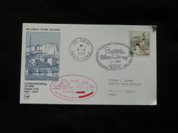 Lettre Premier Vol First Flight Cover Koln --> Calvi Corse Fokker F50 Lufthansa 1993 - Erst- U. Sonderflugbriefe