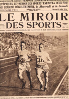 JEUX OLYMPIQUES 1924  - ATHLETISME - REVUE - MIROIR DES SPORTS - 09-07-1924 - CYCLISME - TOUR DE FRANCE - - Other & Unclassified