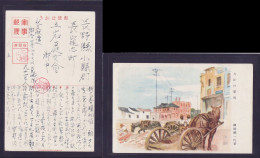 JAPAN WWII Military Jiujiang Horse Picture Postcard North China WW2 Chine WW2 Japon Gippone - 1941-45 Chine Du Nord