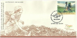 India 2023 200 Years Of Indian Origin Tamils In Srilanka First Day Cover FDC As Per Scan - Brieven En Documenten