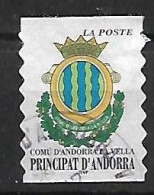 ANDORRE FRANCAIS: Série Courante::commune D'Andorre La Vieille  TVP  N°528 Année 2000 - Used Stamps