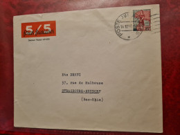 DEVANT LETTRE  LA POSTE AUX ARMEES 1959 SECTEUR POSTAL 69600 5/5 FORCES FRANCAISES - Andere & Zonder Classificatie