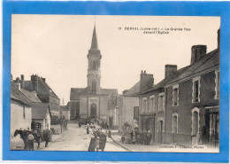 44 LOIRE ATLANTIQUE - DERVAL La Grande Rue Devant L'Eglise (voir Description) - Derval