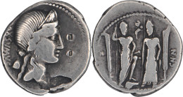 ROME - REPUBLIQUE - Denier - Egnatia - Rome Et Venus - RRC.391/3 - 17-244 - Röm. Republik (-280 / -27)