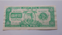 VIETNAM 5000 DONG NGAN HANG DIA PHU - Specimen