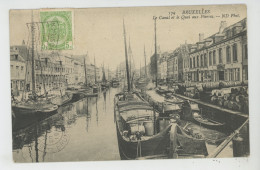 BELGIQUE - BRUXELLES - Le Canal Et Le Quai Aux Pierres - Maritime