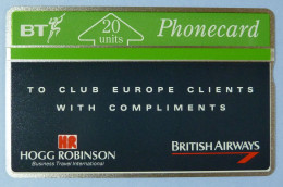 UK - Great Britain - Landis & Gyr - BTP018 - Hogg Robinson - British Airways - 128K - Mint - BT Promotional