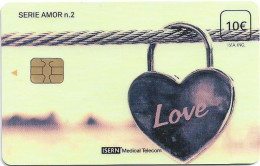 Spain - ISERN Medical - Amor #2 - Love Heart, 10€, 04.2018, 35.000ex, Used - Other & Unclassified