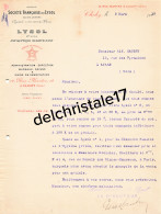 92 0186 CLICHY SEINE 1910 Antiseptique Désinfectant Société Française Du LYSOL Rue MARTRE à HAUSSY  - Drogisterij & Parfum