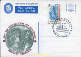 259920 USED ANDORRA. Vegueria 1981 AÑO INTERNACIONAÑ DEL MINUSVALIDO - Viguerie Episcopale