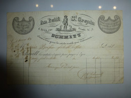 LYON, 1836 Au Petit Saint Crépin, Schmitt, RARE Facture Des Années 1830 Autographe ; VP 02 - Ambachten