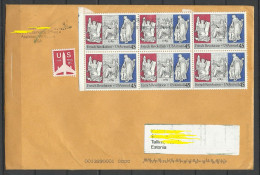 USA 2023 Cover To ESTONIA French Revolution 1789 As 6-block Etc. - Storia Postale