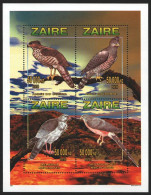 Kongo-Zaire 1996 - Mi-Nr. 1161-1164 A ** - MNH - KLB - Vögel / Birds - Unused Stamps