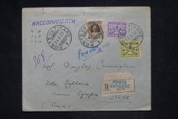 VATICAN - Enveloppe En Recommandé Pour La France En 1929 - L 148993 - Covers & Documents