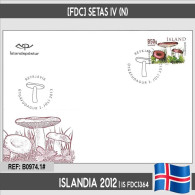 B0974# Islandia 2012 [FDC] Setas IV (N) - FDC