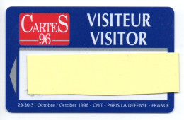 Carte Salon CarteS 96  France Paris Card  Magnétique Karte TBE (F 616) - Cartes De Salon Et Démonstration