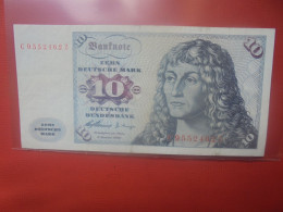 Deutsche Bundesbank 10 MARK 1960 Circuler (ALL.2) - 10 Deutsche Mark