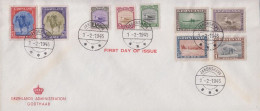 1945. GRØNLAND. New York Issue. Complete Set Of 9 Beautiful Stamps On Official FDC JAKOBSHAV... (Michel 8-16) - JF540047 - Brieven En Documenten