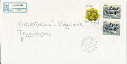 Iceland Registered Domestic Cover Kopavogur 25-5-1987 Topic Stamps - Lettres & Documents