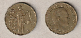 00803) Monaco, 20 Centimes 1962 - 1960-2001 Francos Nuevos