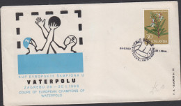 SPORTS - YUGOSLAVIA -1966- ILLUSTRATED COVER AND POSTMARK WATER POLO CUP - INTERESTING ITEM  - Waterpolo