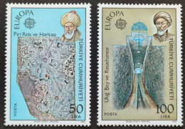 TURQUIE / YT 2389 - 2390 / EUROPA - PIRI REIS - ULUG BEY / NEUFS ** / MNH - Unused Stamps