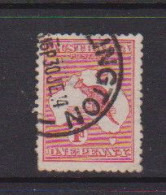 AUSTRALIA    1913    1d  Red    Die II    Wmk  W2       USED - Usados