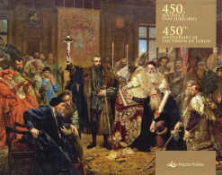 POLAND 2019 POLISH POST OFFICE LIMITED EDITION FOLDER: 450TH ANNIVERSARY OF UNION OF LUBLIN MS LITHUANIA KINGS ROYALS - Covers & Documents