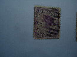 VICTORIA     USED STAMPS  1884 QUEEN   STAMPS DUTY  WITH POSTMARK NUMBPER 5 - Altri & Non Classificati