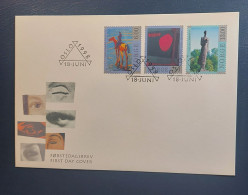 Norway FDC 1998  Modern Art Michel Nr 1287-1289 - FDC