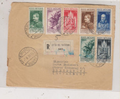 VATICAN 1936 Registered Cover To Germany - Lettres & Documents