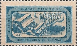 BRAZIL - INAUGURATION OF THE ITUTINGA HYDROELECTRIC PLANT AT LAVRAS 1955 - MNH - Wasser