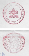 Vatican 2000/2004 2 Cover Meter Stamp Slogan Pontifical Council For The Family Pontificium Consilium Pro Familia - Brieven En Documenten