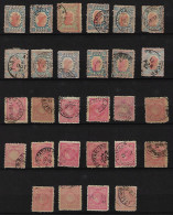 Brazil 1891/1893 Tintureiro And Cabecinha 28 Stamp RHM-79/80 To Study Used - Oblitérés