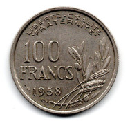 MA 31006 // 100 Francs 1958 B     //  état  TTB - 100 Francs