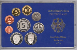 Germany Coin Set "G" 1988. Karlsruhe, Proof Sets - Münz- Und Jahressets
